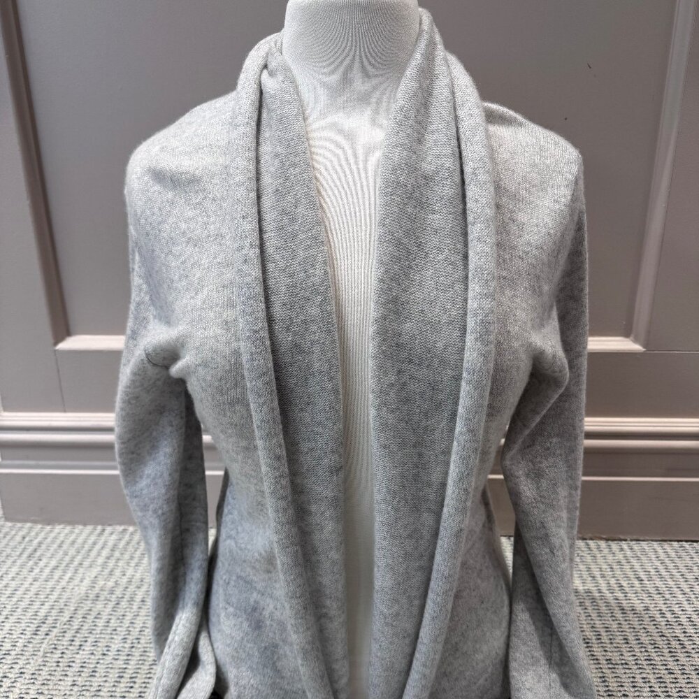 Women's Alashan Cashmere Duster - Light Gray Brand New (Size Large)